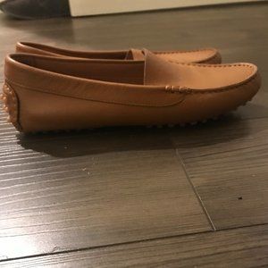 M. Gemi Felize Leather Moccasin in Cappuccino